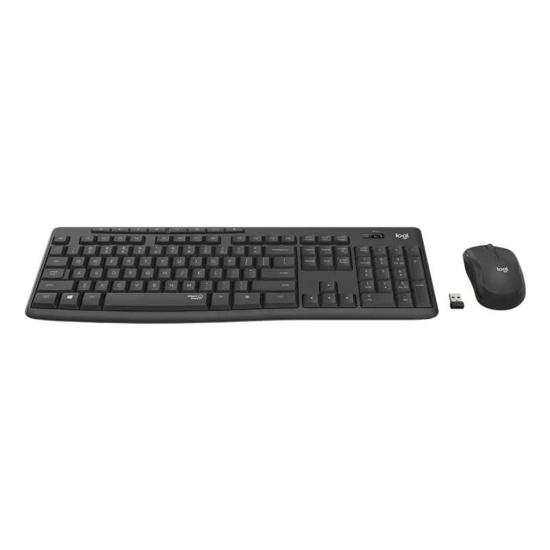 LOGITECH MK295 Combinación inalámbrica silenciosa de teclado/ratón - Grafito - Qwertz Swiss/Lux