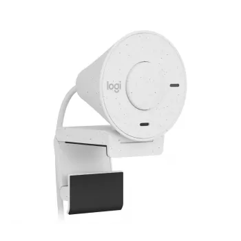 LOGITECH Brio 300 Webcam Full HD - Blanco roto