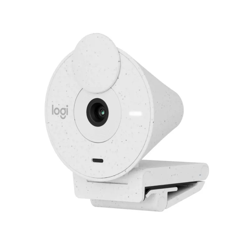 LOGITECH Brio 300 Webcam Full HD - Blanco roto