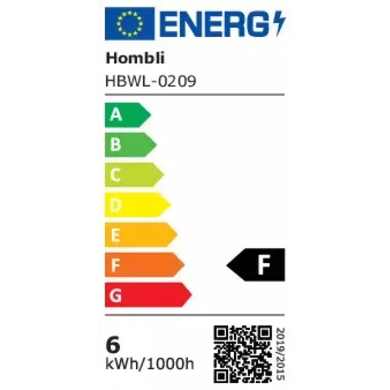 Lámpara de pared Hombli HBWL-0209 LED 6W Cube IP54