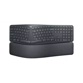LOGITECH Ergo K860 - Teclado inalámbrico dividido Business Graphite Qwerty US Int'l