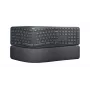 LOGITECH Ergo K860 - Teclado inalámbrico dividido Business Graphite Qwerty US Int'l