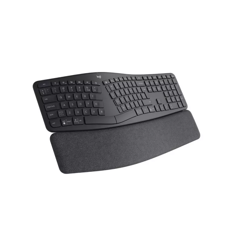 LOGITECH Ergo K860 - Teclado inalámbrico dividido Business Graphite Qwerty US Int'l