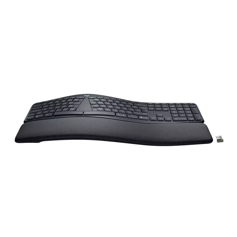 LOGITECH Ergo K860 - Teclado inalámbrico dividido Business Graphite Qwerty US Int'l