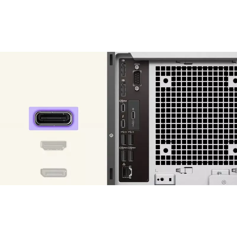 DELL Pro Max FCT2250 T2 Intel Core Ultra 9 285K 64 GB DDR5-SDRAM 1 TB SSD Windows 11 Pro Torre PC Negro