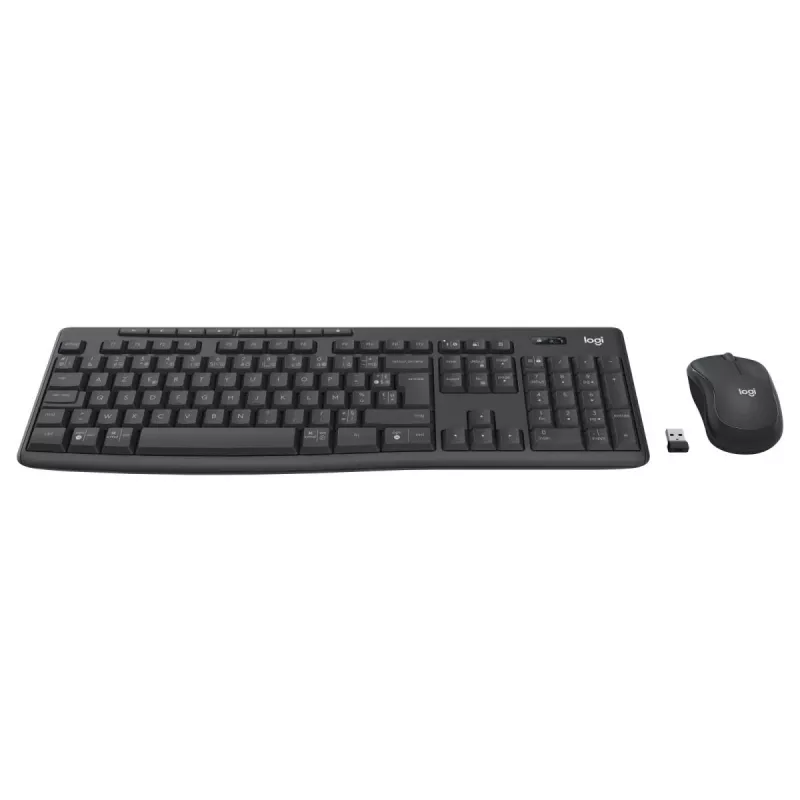 Logitech MK370 Combo for Business – Teclado y ratón inalámbricos de tamaño completo
