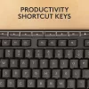 Logitech MK370 Combo for Business – Teclado y ratón inalámbricos de tamaño completo