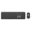 LOGITECH Signature Slim Combo Mk950 - Teclado/ratón inalámbricos - Graphite - Qwerty US/Int'l