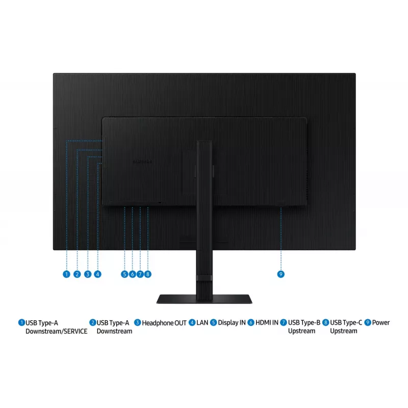 Samsung S80UD Monitor de ordenador 94 cm (37 inch) 3840 x 2160 píxeles 4K Ultra HD LCD Negro