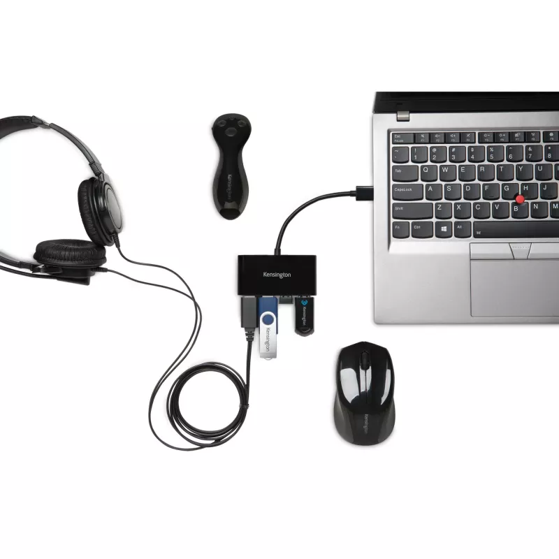 Kensington UH4000 Hub USB 3.0 de 4 puertos