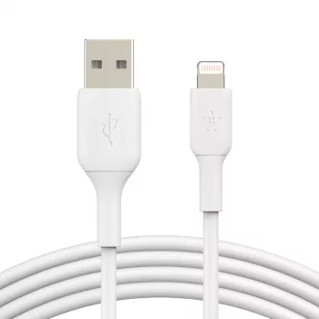 Cable BELKIN Lightning a USB-A 1m Blanco