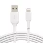 Cable BELKIN Lightning a USB-A 1m Blanco