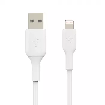 Cable BELKIN Lightning a USB-A 1m Blanco