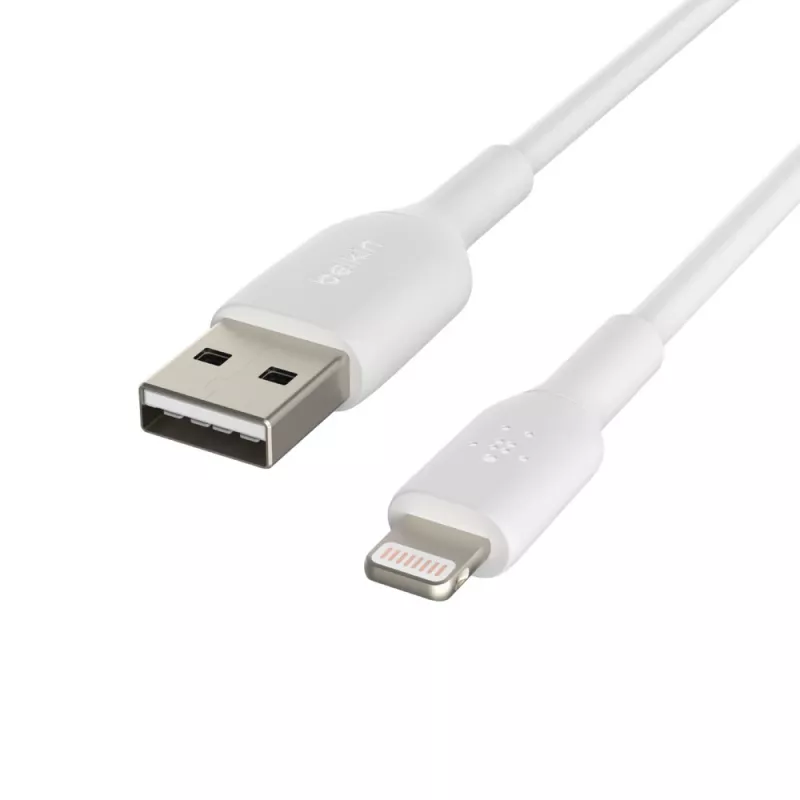 Cable BELKIN Lightning a USB-A 1m Blanco