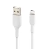 Cable BELKIN Lightning a USB-A 1m Blanco