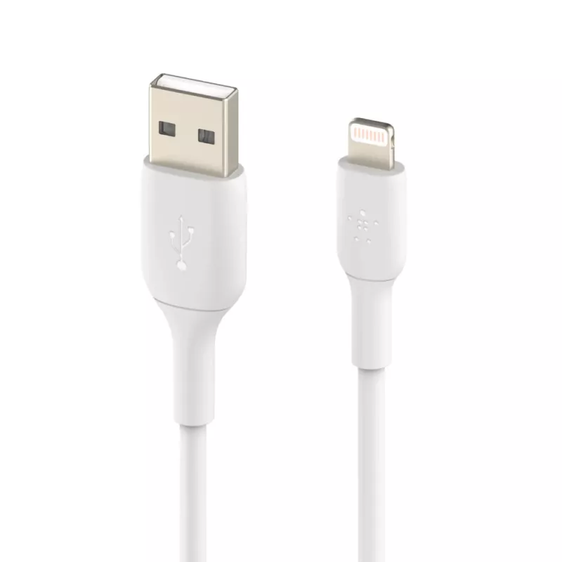 Cable BELKIN Lightning a USB-A 1m Blanco