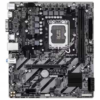 Placa base GIGABYTE H810M H Micro ATX, chipset Intel H810, LGA 1851, DDR5, 2x DIMM hasta 128 GB, PCIe 4.0, HDMI 2.1