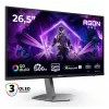 AOC AGON PRO AG276QKD2 Monitor de ordenador 67,3 cm (26,5 inch) 2560 x 1440 píxeles Quad HD QD-OLED Negro, Gris