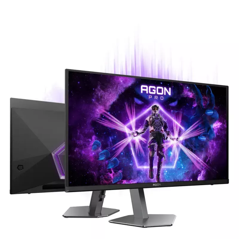 AOC AGON PRO AG276QKD2 Monitor de ordenador 67,3 cm (26,5 inch) 2560 x 1440 píxeles Quad HD QD-OLED Negro, Gris