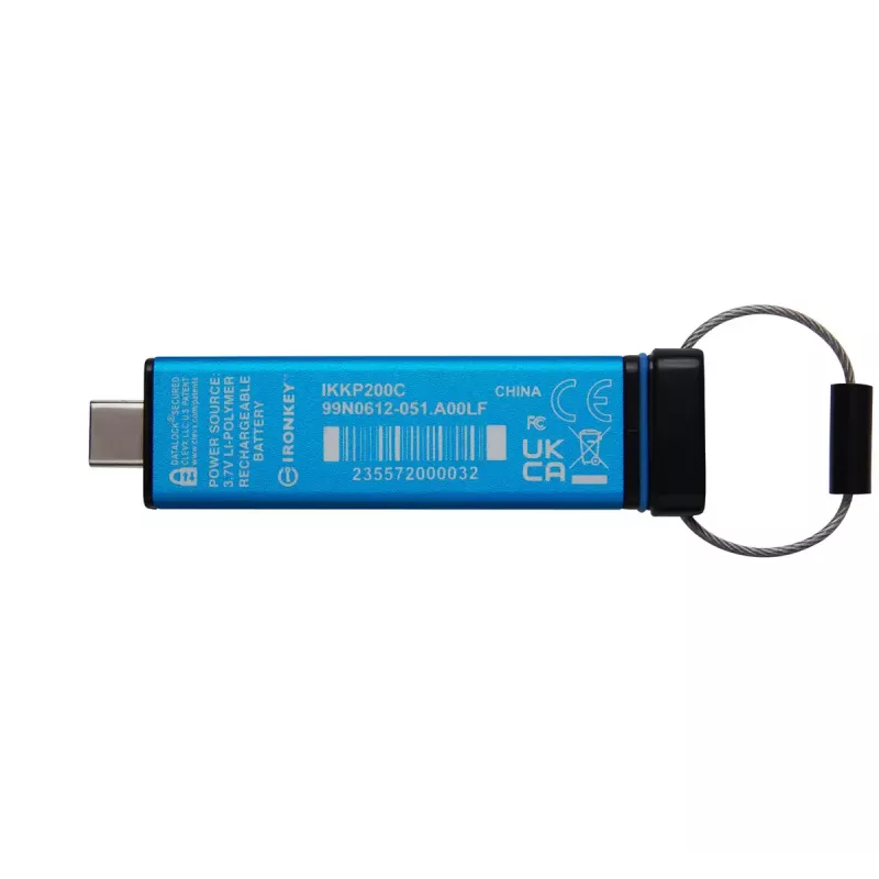 Kingston Technology IronKey 256GB USB-C Keypad 200C, FIPS 140-3 Nivel 3 AES-256