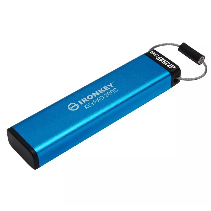 Kingston Technology IronKey 256GB USB-C Keypad 200C, FIPS 140-3 Nivel 3 AES-256