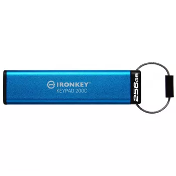 Kingston Technology IronKey 256GB USB-C Keypad 200C, FIPS 140-3 Nivel 3 AES-256