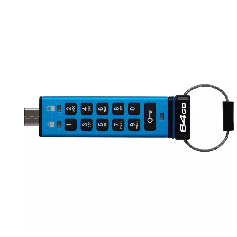 Kingston Technology IronKey 64GB USB-C Keypad 200C, FIPS 140-3 Nivel 3 AES-256