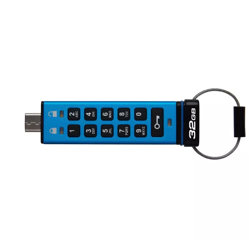 Kingston Technology IronKey 32GB USB-C Keypad 200C, FIPS 140-3 Nvl 3 AES-256
