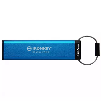 Kingston Technology IronKey 32GB USB-C Keypad 200C, FIPS 140-3 Nvl 3 AES-256