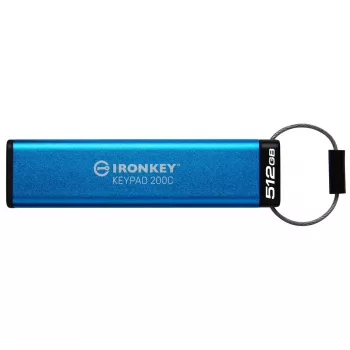 Kingston Technology IronKey 512GB USB-C Keypad 200C, FIPS 140-3 Nivel 3 AES-256