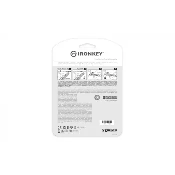 Kingston Technology IronKey 64GB Keypad 200, FIPS 140-3 Level 3, AES-256 cifrado por hardware