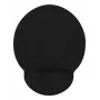 Manhattan Reposamuñecas con gel y alfombrilla de ratón, negro, 241 × 203 × 40 mm, base antideslizante, garantía de por vida, envase de venta al público