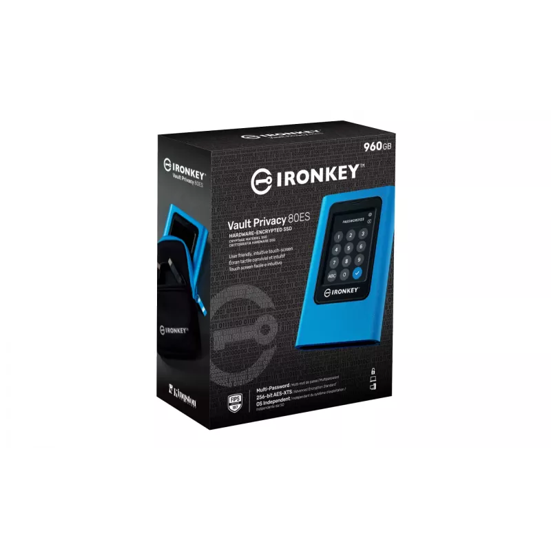 Kingston Technology IronKey 960GB Vault Privacy 80 SSD externo cifrado XTS-AES 256 bits