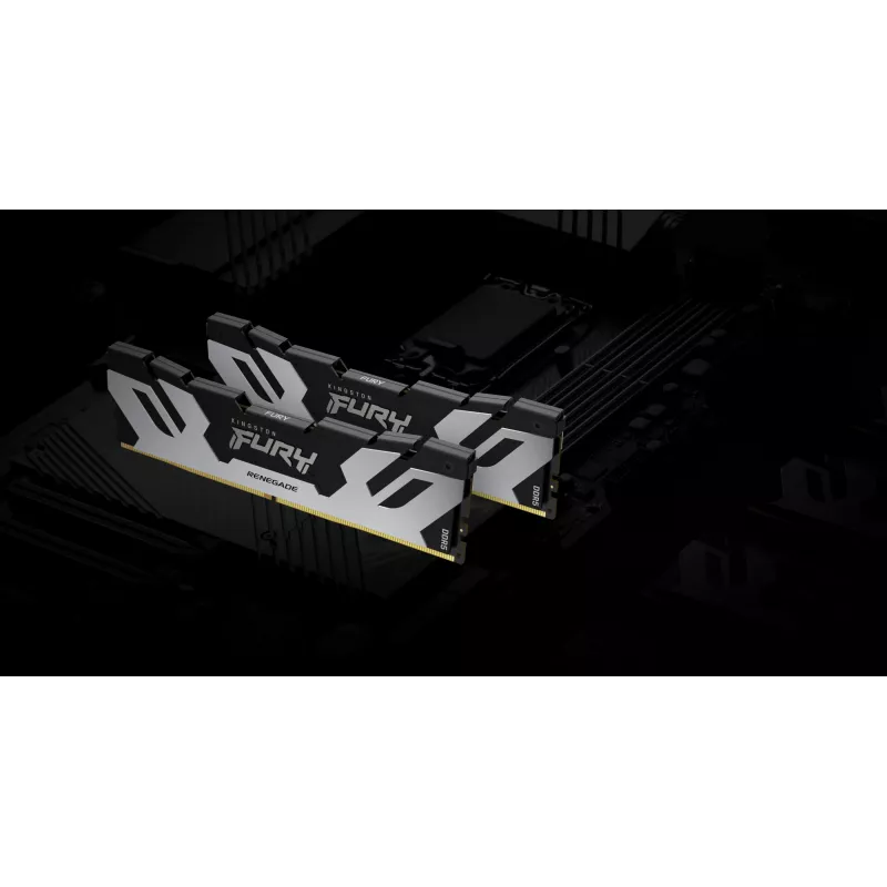 Kingston Technology FURY 32GB 6400MT/s DDR5 CL32 DIMM (Kit de 2) Renegade Silver