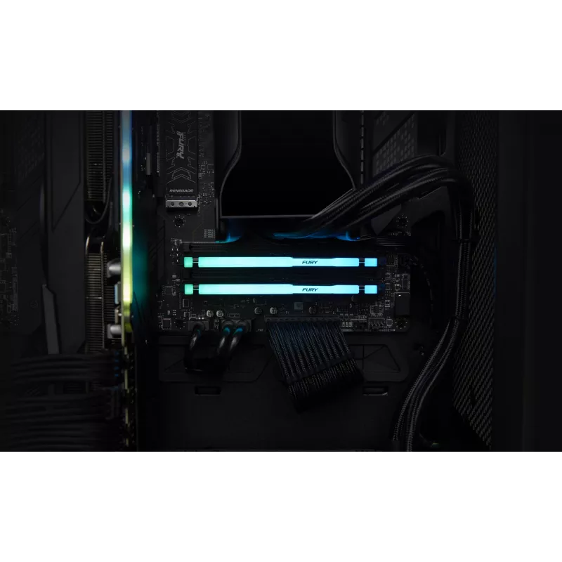 Kingston Technology FURY Beast 16GB 5600MT/s DDR5 CL36 DIMM (Kit de 2) RGB EXPO