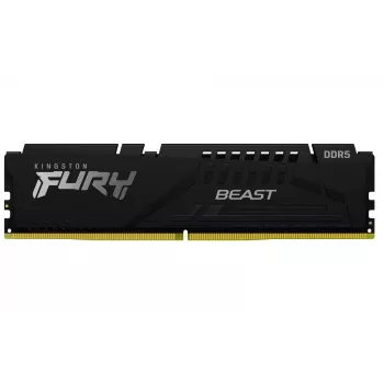 Kingston Technology FURY Beast 64GB 6000MT/s DDR5 CL40 DIMM (Kit de 4) Black XMP