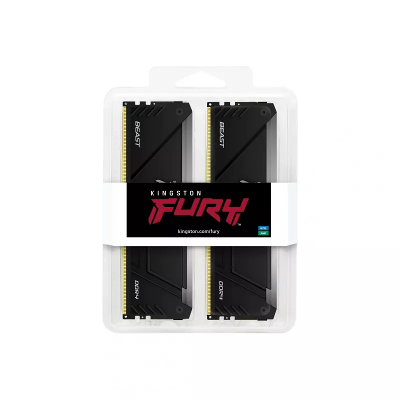 Kingston Technology FURY Beast 16GB 3600MT/s DDR4 CL17 DIMM (Kit de 2) RGB