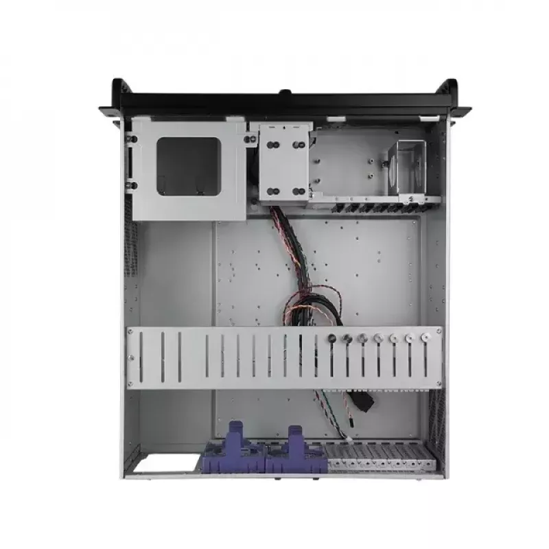 Chieftec UNC-409S-B-OP chasis de servidor rack de 19 pulgadas 4U, 3x 5,25" + 1x 3,5" bahías externas, negro