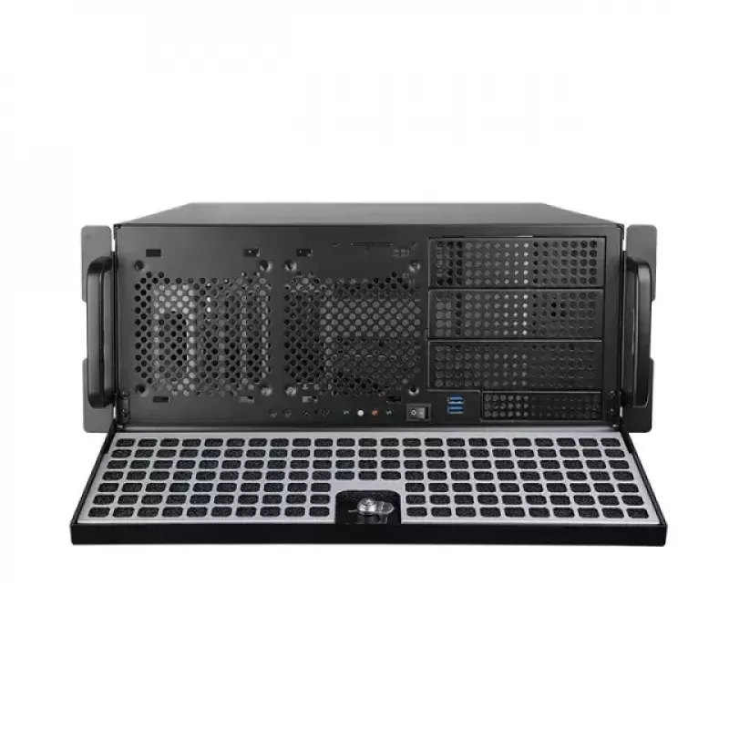 Chieftec UNC-409S-B-OP chasis de servidor rack de 19 pulgadas 4U, 3x 5,25" + 1x 3,5" bahías externas, negro