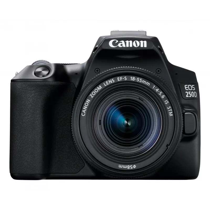 Canon EOS 250D+EF-S 18-55mm Kit de cámara réflex 24,1 MP CMOS 6000 x 4000 píxeles Negro