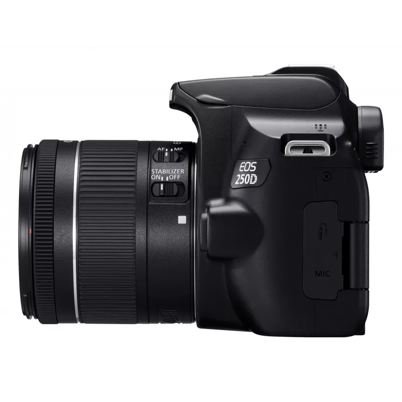 Canon EOS 250D+EF-S 18-55mm Kit de cámara réflex 24,1 MP CMOS 6000 x 4000 píxeles Negro