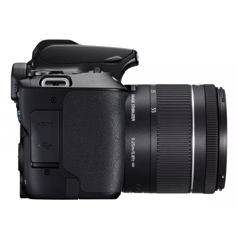 Canon EOS 250D+EF-S 18-55mm Kit de cámara réflex 24,1 MP CMOS 6000 x 4000 píxeles Negro