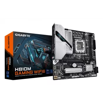Placa base GIGABYTE H810M GAMING WIFI6, Intel Core Ultra, LGA 1851, Micro ATX