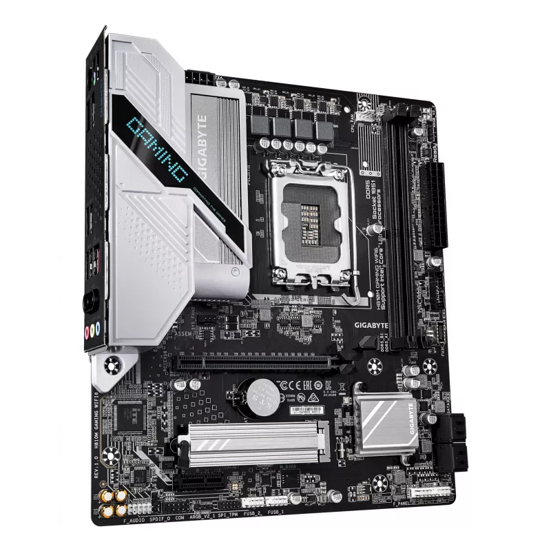 Placa base GIGABYTE H810M GAMING WIFI6, Intel Core Ultra, LGA 1851, Micro ATX