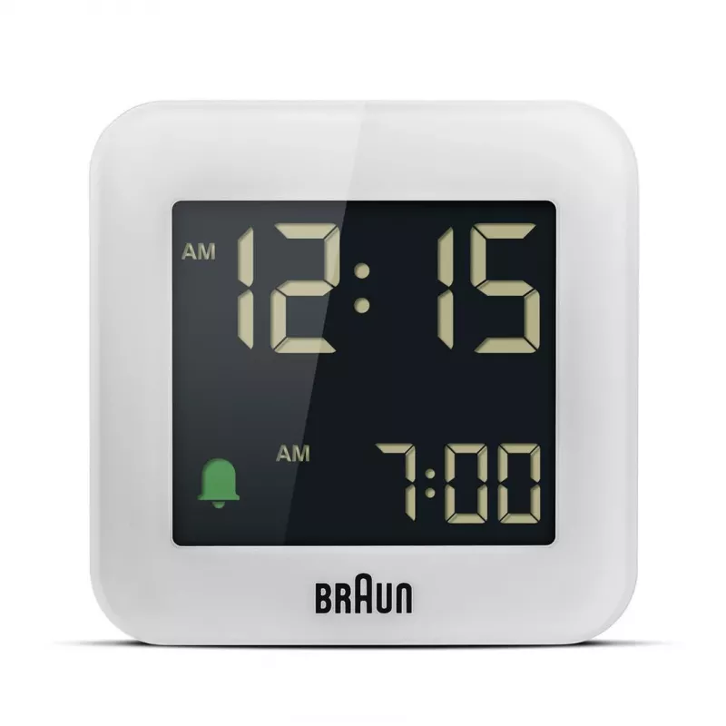Braun BC08 Despertador digital Blanco