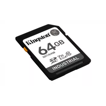 Kingston Technology 64 GB SDXC Memoria flash industrial UHS-I pSLC