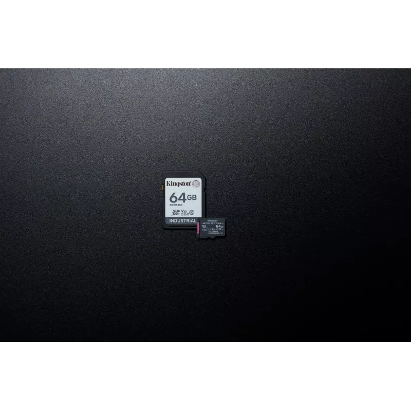 Kingston Technology 64 GB SDXC Memoria flash industrial UHS-I pSLC