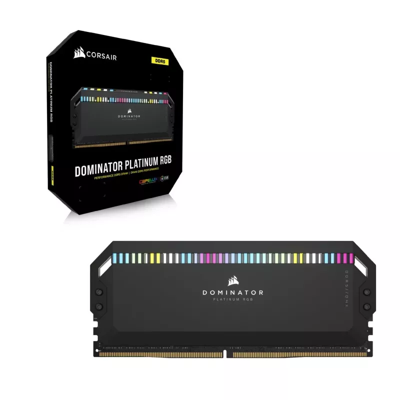 CORSAIR Memoria 32 GB DDR5 (2x16 GB) DRAM 6000 MT/s CL30 AMD EXPO e Intel XMP Kit de memoria Vengeance RGB