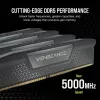 CORSAIR Memoria RAM 32GB (2x16GB) DDR5 DRAM 7200MT/s CL34 Kit de memoria Vengeance - Negro