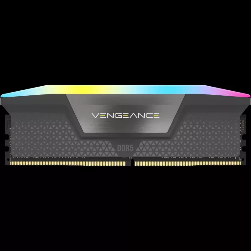 Corsair Vengeance RGB, DDR5-5200, CL40, AMD EXPO - 32 GB Dual-Kit, Gris